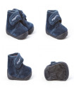 Made in Spain EU20-23 Baby Boy Non Slip Rubber sole Velcro Bootie Shoes Marino